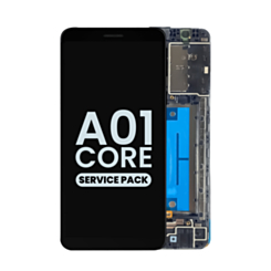 Buy the LCD Assembly with Frame for the Galaxy A01 Core A013 2020, Service Pack.
