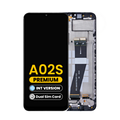 LCD Assembly with Frame (International Version / Dual Sim) for Galaxy A02s (A025F / 2020) (Premium)