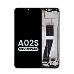 LCD Assembly with Frame for Galaxy A02s (A025U / 2020) (North America Version) (Service Pack)