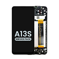 LCD Assembly with Frame for Galaxy A13s (A137 / 2022) (Service Pack)