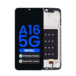 LCD Assembly with Frame for Galaxy A16 5G (A166P / 2024) (International / Dual SIM) (Aftermarket Incell)