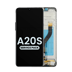LCD Assembly with Frame for Galaxy A20s (A207 / 2019) (Service Pack)