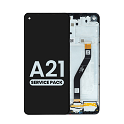 LCD Assembly with Frame for Galaxy A21 (A215 / 2020) (Service Pack)