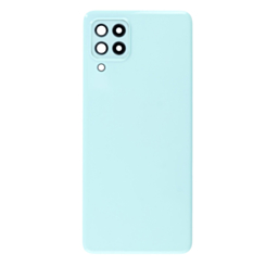 Back Glass with Camera Lens and Adhesive for Galaxy A22 4G (A225 / 2021) (NO LOGO) (MINT)