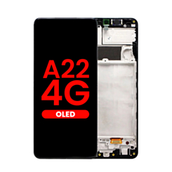 Stock up on the OLED Assembly with Frame for Galaxy A22 4G A225 2021 Aftermarket OLED.
