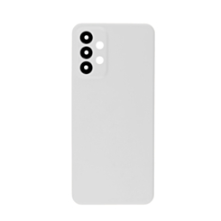 Buy the White Back Glass with Camera Lens and Adhesive for Galaxy A23 5G A236U 2022 without logo.
