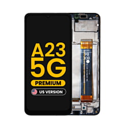 Stock up on the Premium LCD Assembly with Frame for Galaxy A23 5G A236U 2022 North America Version.
