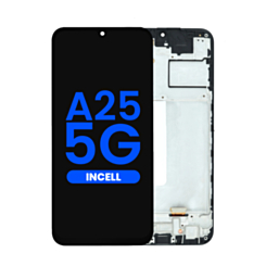 LCD Assembly with Frame for Galaxy A25 5G (A256 / 2023) (Aftermarket Incell)