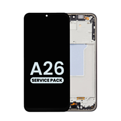 OLED Assembly with Frame for Galaxy A26 5G (A266 / 2025) (BLACK) (Service Pack)
