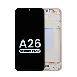 OLED Assembly with Frame for Galaxy A26 5G (A266 / 2025) (PEACH PINK) (Service Pack)