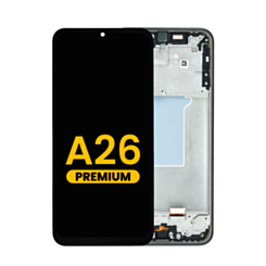OLED Assembly with Frame for Galaxy A26 5G (A266/2025) (BLACK) (Premium)