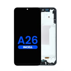 LCD Assembly with Frame for Galaxy A26 5G (A266/2025) (BLACK) (Aftermarket Incell)