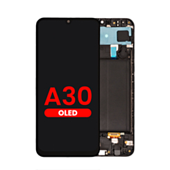 OLED Assembly with Frame for Galaxy A30 (A305 / 2019) (Aftermarket OLED)