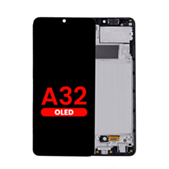 OLED Assembly with Frame for Galaxy A32 4G (A325 / 2021) (Aftermarket OLED)