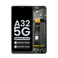 LCD Assembly with Frame for Galaxy A32 5G (A326 B / F / M / 2021) (International Dual Sim) (Service Pack)