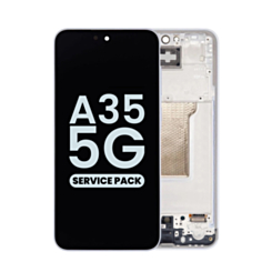 OLED Assembly with Frame for Galaxy A35 5G (A356 / 2024) (AWESOME ICEBLUE) (Service Pack)