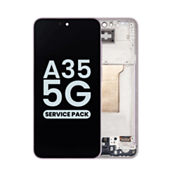 OLED Assembly with Frame for Galaxy A35 5G (A356 / 2024) (AWESOME LILAC) (Service Pack)