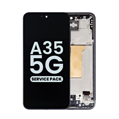 OLED Assembly with Frame for Galaxy A35 5G (A356 / 2024) (AWESOME NAVY) (Service Pack)