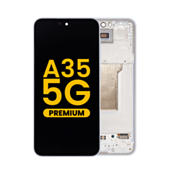 OLED Assembly with Frame for Galaxy A35 5G (A356 / 2024) (AWESOME ICEBLUE) (Premium)