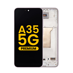 OLED Assembly with Frame for Galaxy A35 5G (A356 / 2024) (AWESOME LILAC) (Premium)