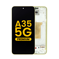 OLED Assembly with Frame for Galaxy A35 5G (A356 / 2024) (LEMON) (Premium)
