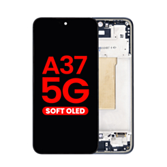 OLED Assembly with Frame for Galaxy A37 5G (A376 / 2026) (CHARCOAL) (Aftermarket OLED)