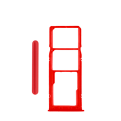 Dual Sim Card Tray for Galaxy A50 (A505) / A30 (A305) / A20 (A205) (RED)
