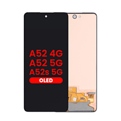 Grab the wholesale deals on the OLED Assembly without Frame, Aftermarket OLED, for Galaxy A52 4G model A525 from 2021, A52 5G model A526 from 2021, and A52s 5G model A528 from 2021.