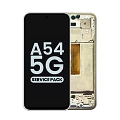 OLED Assembly with Frame for Galaxy A54 5G (A546 / 2023) (AWESOME WHITE) (Service Pack)