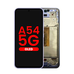 OLED Assembly with Frame for Galaxy A54 5G (A546 / 2023) (AWESOME VIOLET) (Aftermarket OLED)