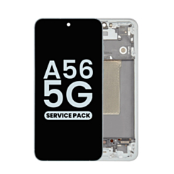 OLED Assembly with Frame for Galaxy A56 5G (A566 / 2025) (OLIVE GREEN) (Service Pack)