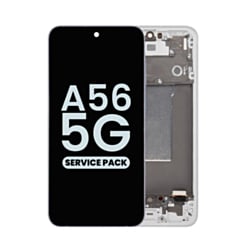 OLED Assembly with Frame for Galaxy A56 5G (A566 / 2025) (LIGHT GRAY) (Service Pack)