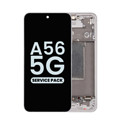 OLED Assembly with Frame for Galaxy A56 5G (A566 / 2025) (PINK) (Service Pack)