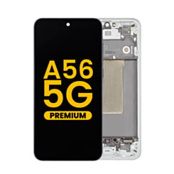 OLED Assembly with Frame for Galaxy A56 (A566 2025) (LIGHT GRAY) (Premium)