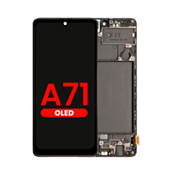 OLED Assembly with Frame for Galaxy A71 (A715 / 2020) (6.36") (Aftermarket OLED)