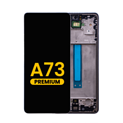 OLED Assembly with Frame for Galaxy A73 (A735 / 2022) (GRAY) (Premium)