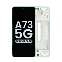 OLED Assembly with Frame for Galaxy A73 5G (A736 / 2022) (MINT) (Service Pack)