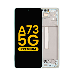OLED Assembly with Frame for Galaxy A73 5G (A736 / 2022) (MINT) (Premium)