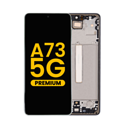 OLED Assembly with Frame for Galaxy A73 5G (A736 / 2022) (GRAY) (Premium)