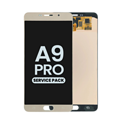 OLED Assembly with Frame (GOLD) for Galaxy A9 Pro (A910 / 2016) (Service Pack)