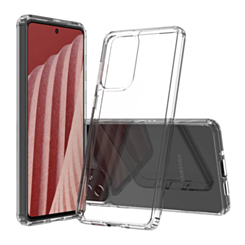Galaxy A73 Hybrid Case with Air Cushion Technology - CLEAR (Only Ground Shipping)