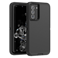 Heavy Duty Case for Galaxy A02S (BLACK) (Only Ground Shipping)