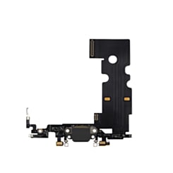 Charging Port Flex Cable for iPhone SE (2020) (BLACK) (Aftermarket)