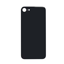 Back Glass with Bigger Camera Hole for iPhone SE 2022 (NO LOGO) (MIDNIGHT)