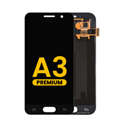 OLED Assembly without Frame for Galaxy A3 (A320 / 2017) (BLACK) (Premium)