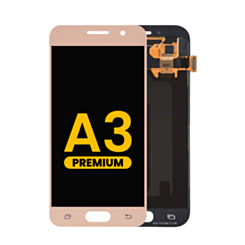 OLED Assembly without Frame for Galaxy A3 (A320 / 2017) (GOLD) (Premium)