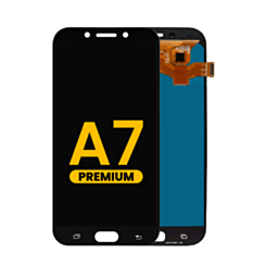OLED Assembly without Frame for Galaxy A7 (A720 / 2017) (BLACK) (Premium)