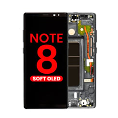 OLED Assembly with Frame for Galaxy Note 8 N950 (MIDNIGHT BLACK) (Aftermarket)