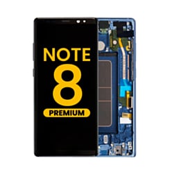 OLED Assembly with Frame for Galaxy Note 8 N950 (DEEPSEA BLUE) (Premium)