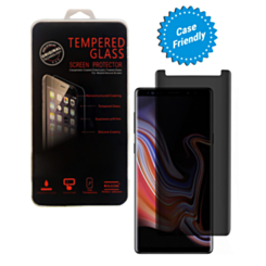 Stock up on the Privacy Tempered Glass for Galaxy Note 9, case-friendly, 3D curved, anti-spy, one piece.